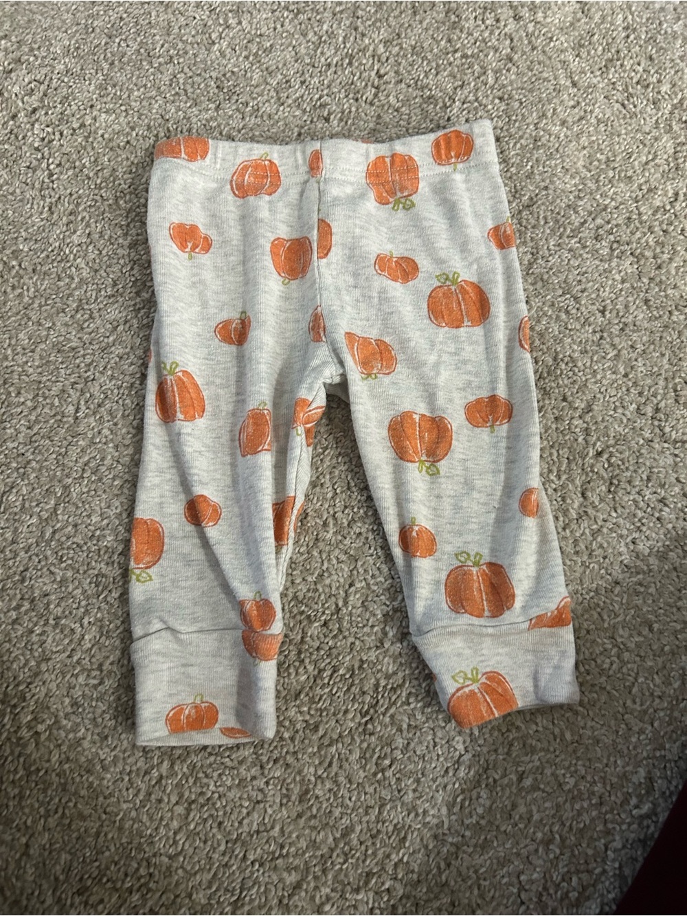 Carters 6 Month  Pumpkin Print Pants